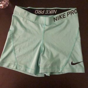Teal Nike spandex